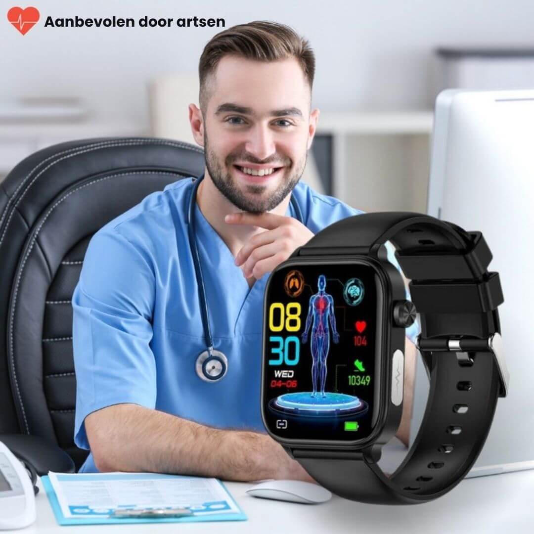 Smartklokke for eldre med helseovervåking og GPS 6