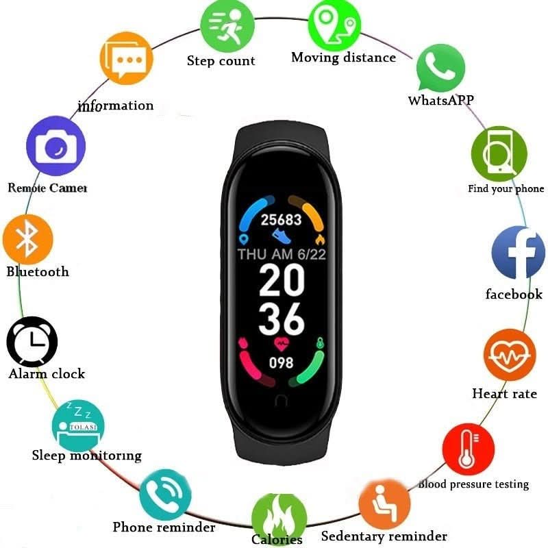 Smartklokke med Bluetooth for Helseovervåking 5