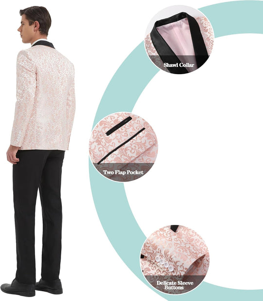 Smoking Homme Mariage Classique Moderne 3