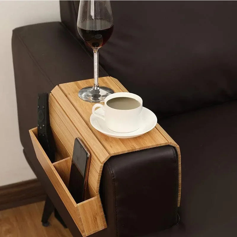 Sofa Armrest Organizer Minimalistisk Med Oppbevaring 0