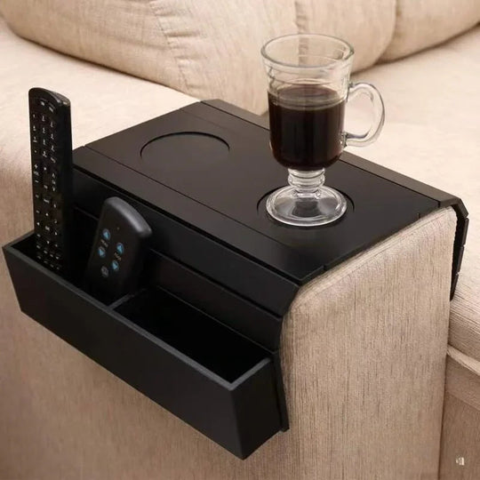 Sofa Armrest Organizer Minimalistisk Med Oppbevaring 5