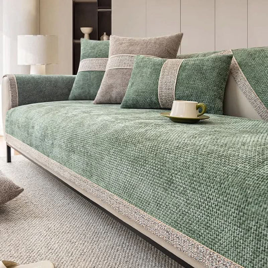 Sofatrekk for L-formede Sofaer - Stilig og Sklisikkert 4