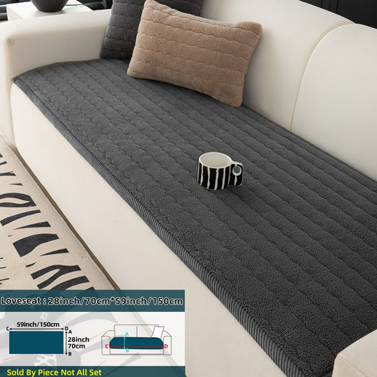 Sofatrekk til Stue Tykk Plysj Sklisikker Design 10