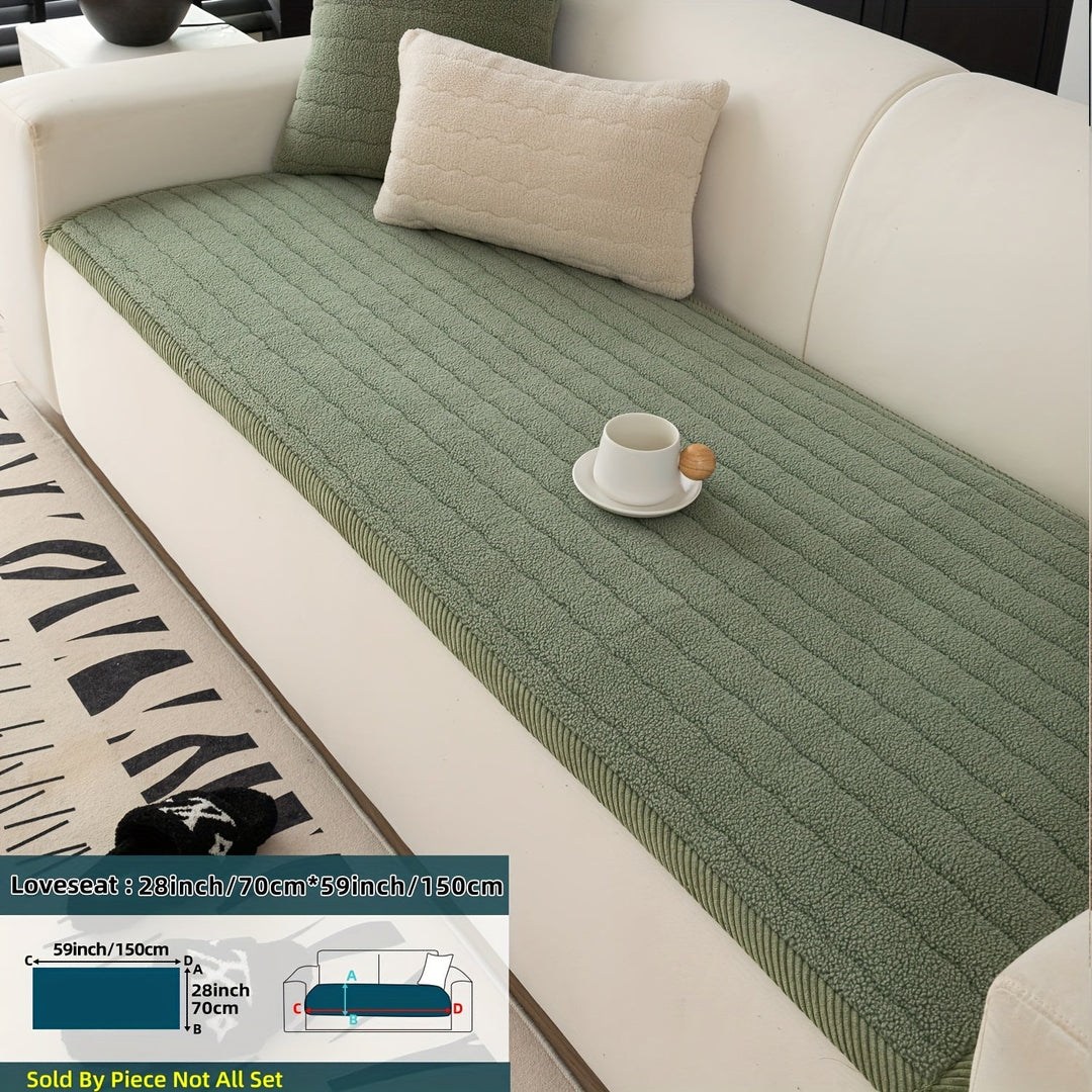 Sofatrekk til Stue Tykk Plysj Sklisikker Design 11