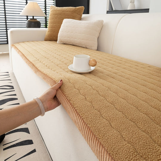 Sofatrekk til Stue Tykk Plysj Sklisikker Design 8