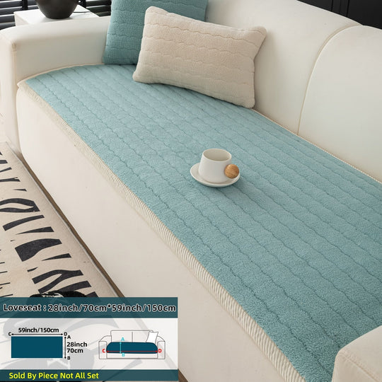 Sofatrekk til Stue Tykk Plysj Sklisikker Design 9