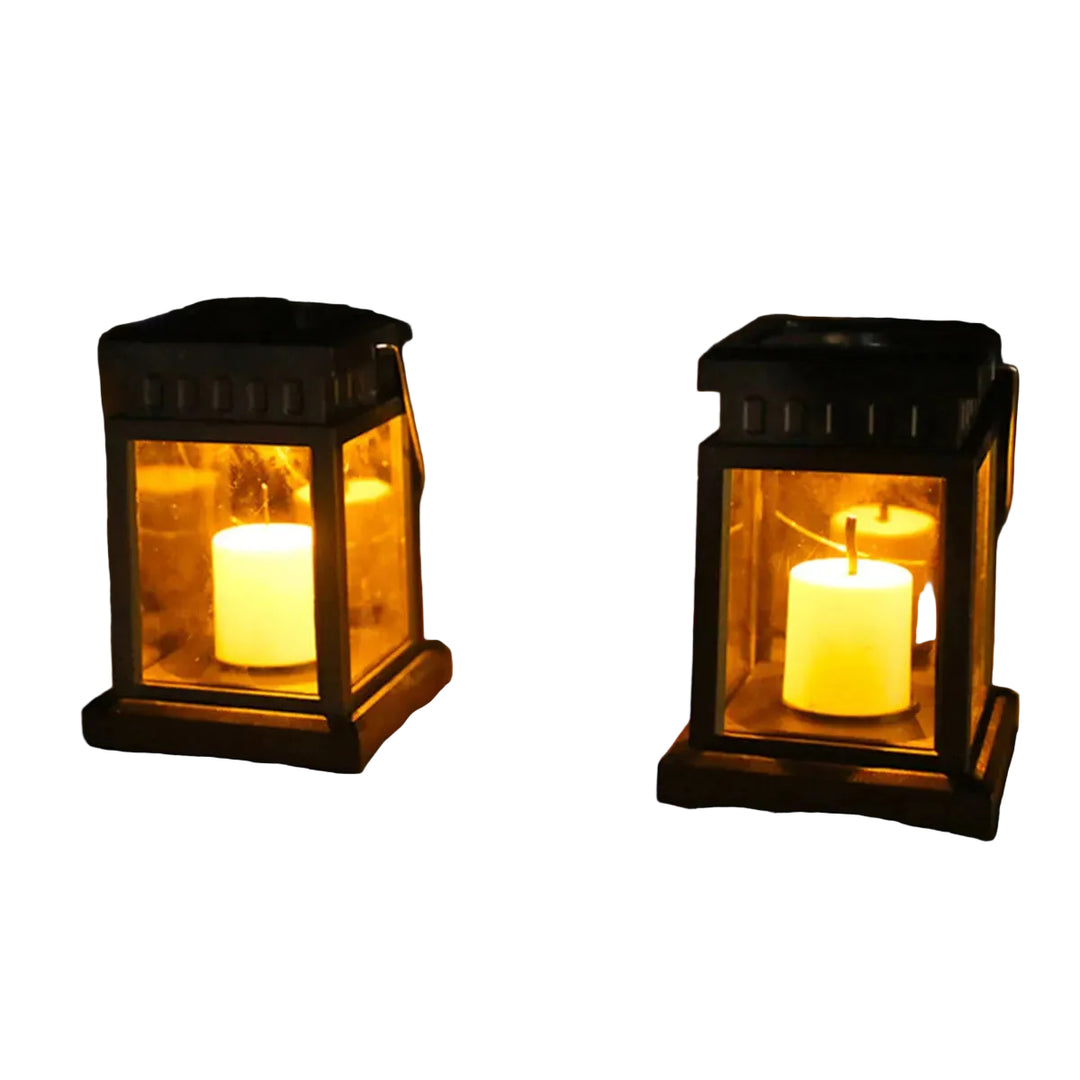 Solcelledrevet LED-lanterne for Utendørsbruk Klassisk Design 0