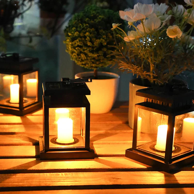 Solcelledrevet LED-lanterne for Utendørsbruk Klassisk Design 1