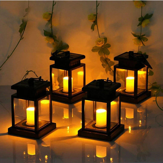 Solcelledrevet LED-lanterne for Utendørsbruk Klassisk Design 5