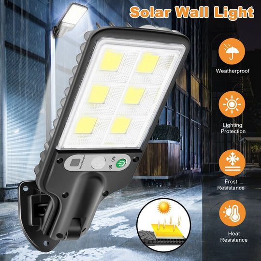 Solcelledrevet LED-portlys for utendørs bruk 4