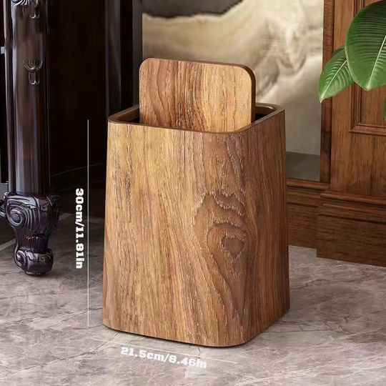 Søppelbøtte Kjøkken Bad Med Svinglokk Marmor Design 9