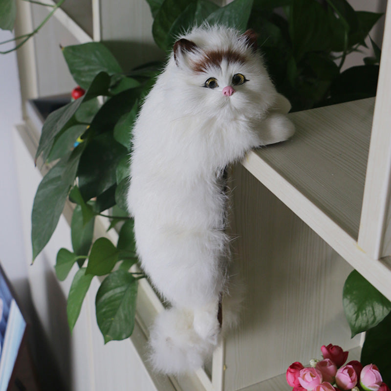 Søt Plysj Katt Figur for Hjemmet 1