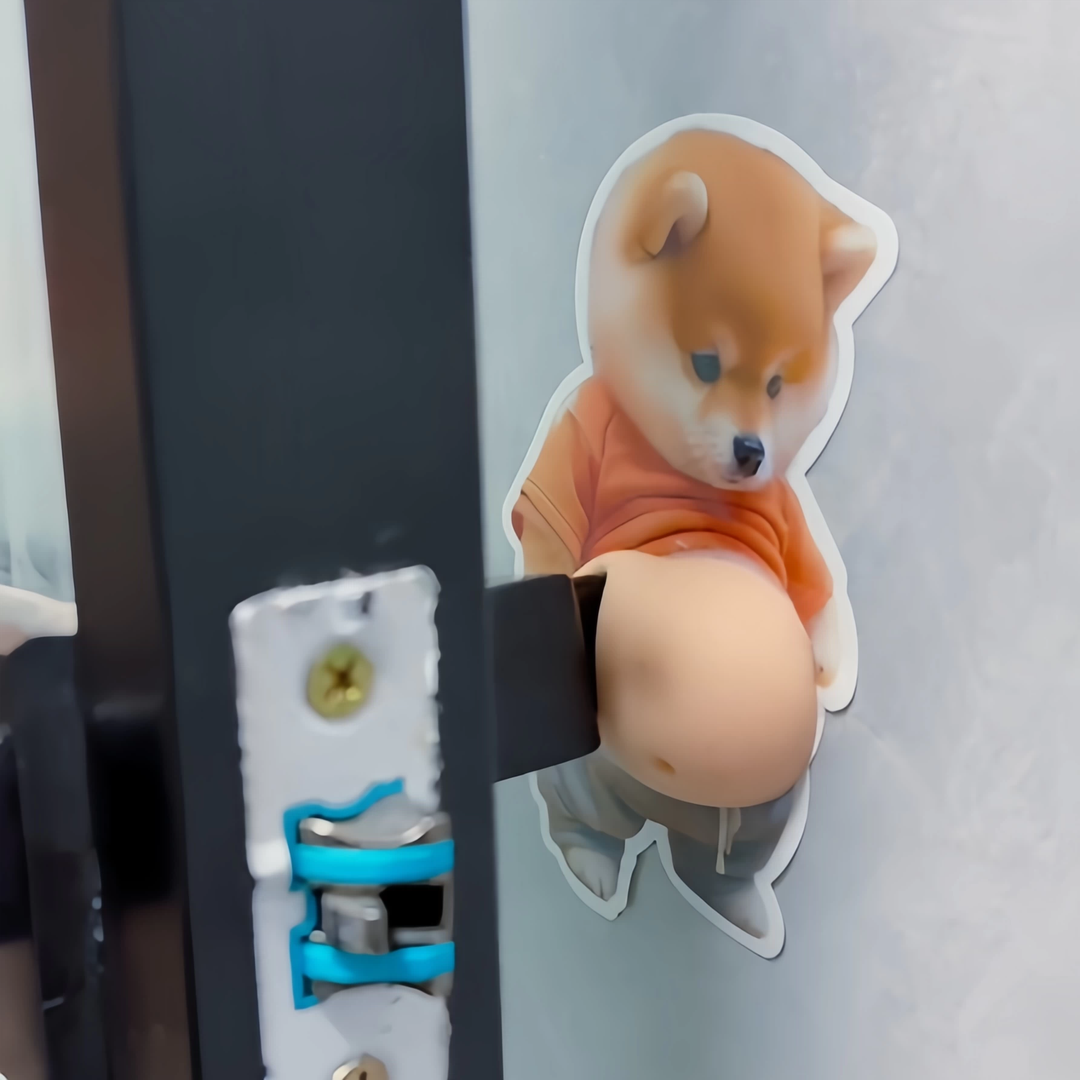 Søtt Shiba Klistremerke Beskytter 1