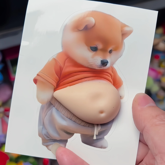 Søtt Shiba Klistremerke Beskytter 2