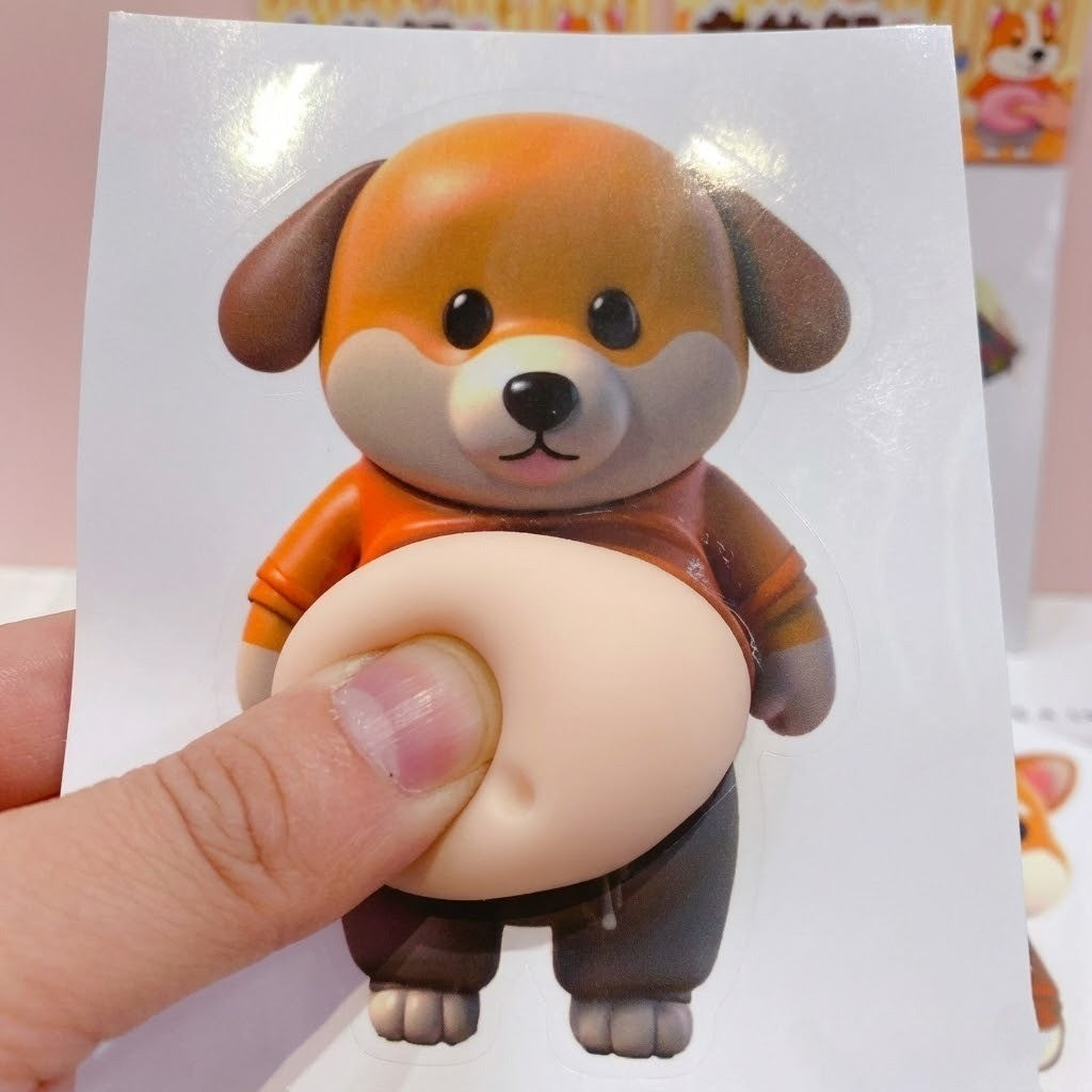 Søtt Shiba Klistremerke Beskytter 3