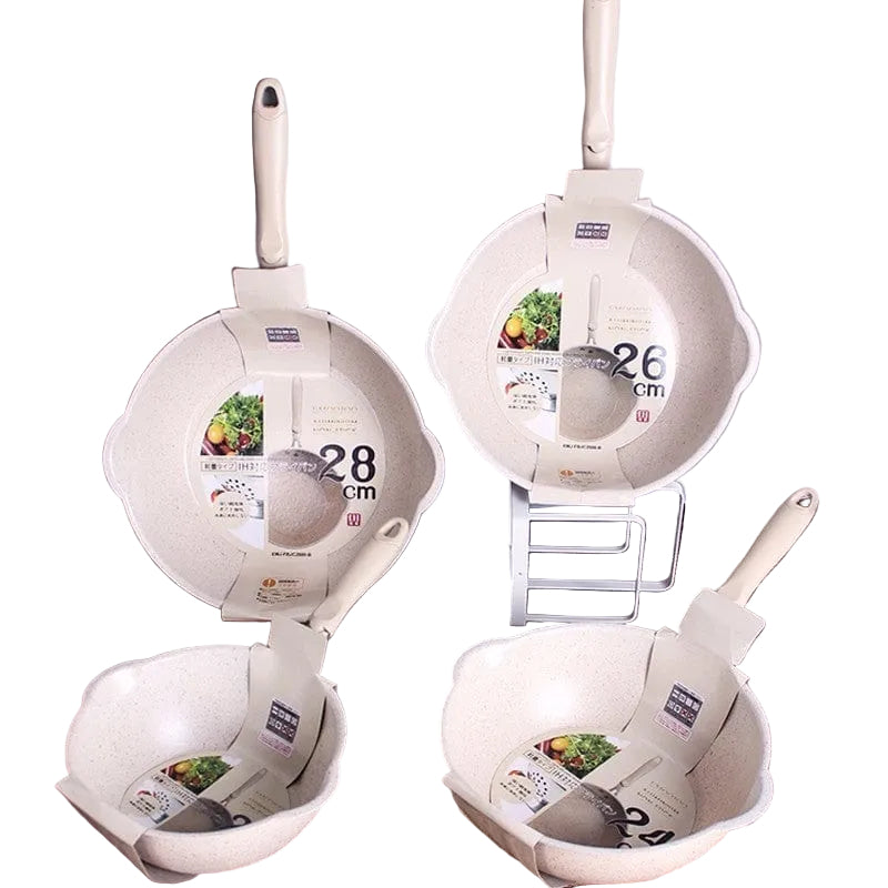 Stekepanne Marmorbelegg Ripebestandig 37,5 cm 0