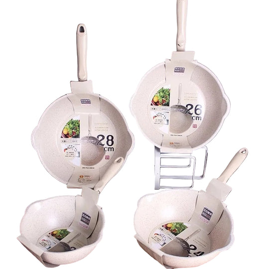 Stekepanne Marmorbelegg Ripebestandig 37,5 cm 0