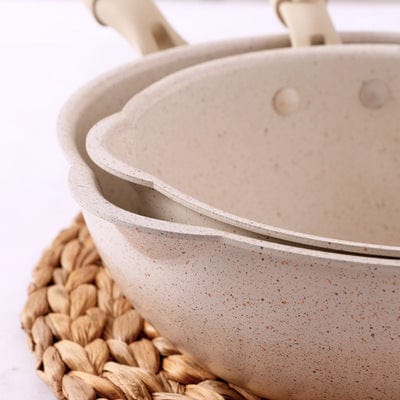 Stekepanne Marmorbelegg Ripebestandig 37,5 cm 4
