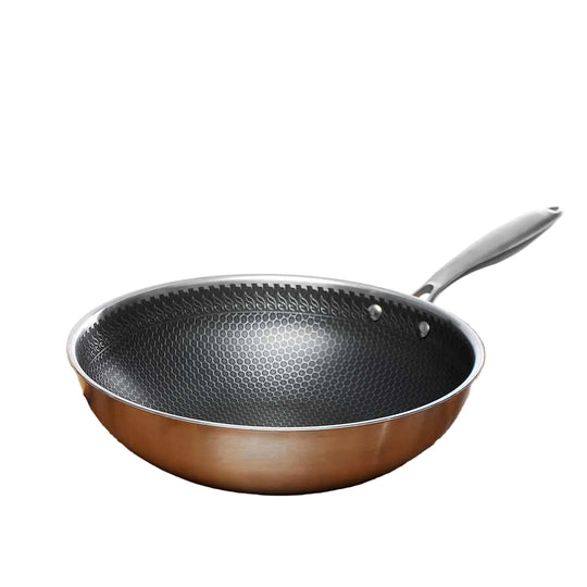 Stekepanne Rustfritt Stål med Non-Stick Belegg 34 cm 0