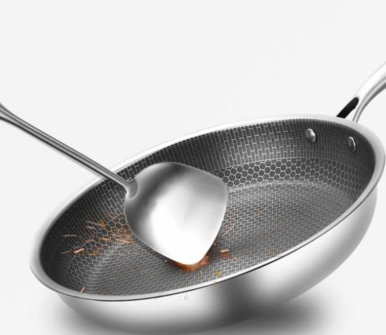 Stekepanne Rustfritt Stål med Non-Stick Belegg 34 cm 5