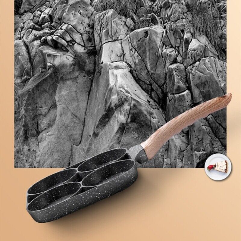 Stekepanne for 4 Egg med Nonstick Belegg 4