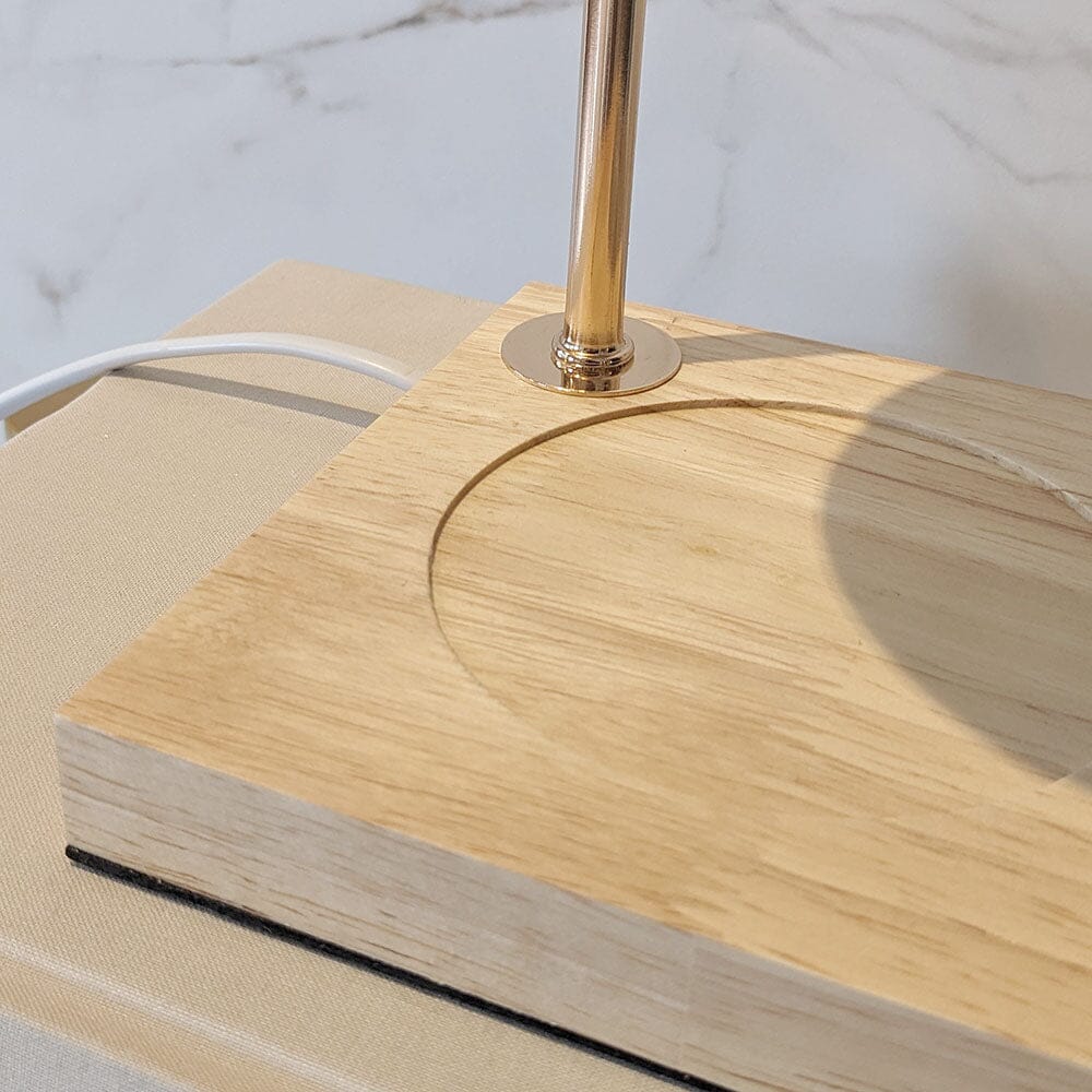 Stilig Lysvarmer med Hvit og Gull Design 4