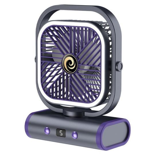 Stille Mini USB Vifte for Kontor - Veggmontert Design 0