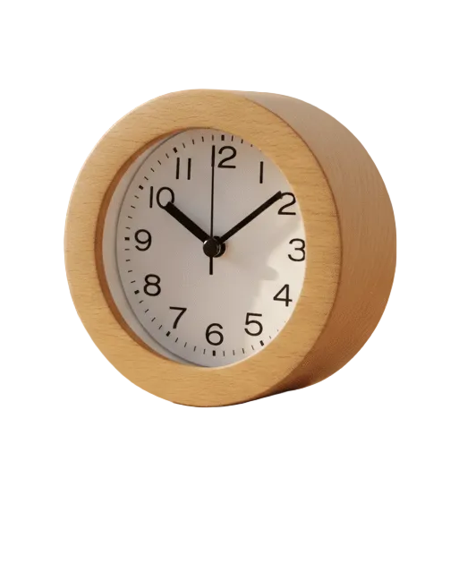 Stillegående Trevekkerklokke for Koselige Soverom 0