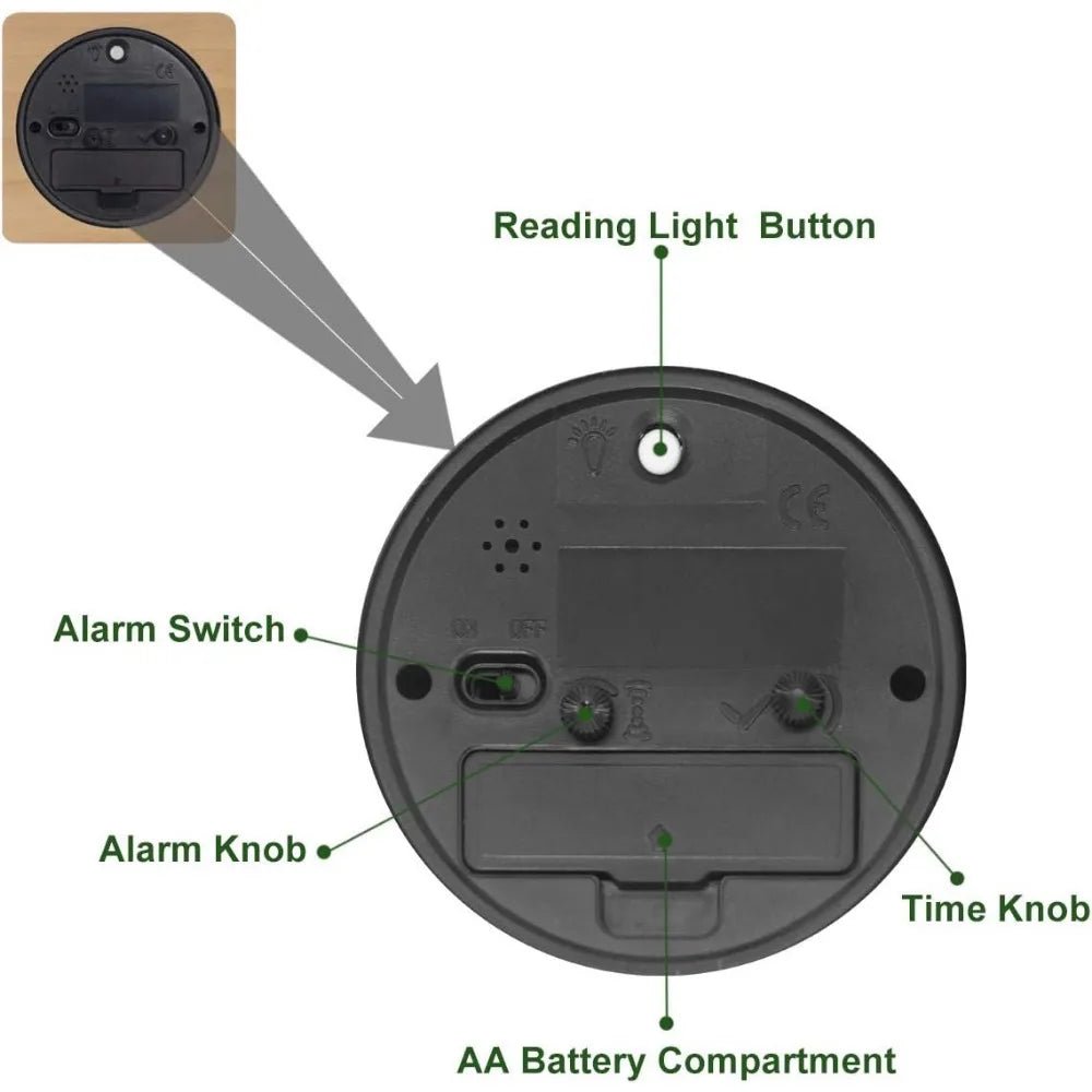 Stillegående Trevekkerklokke for Koselige Soverom 5