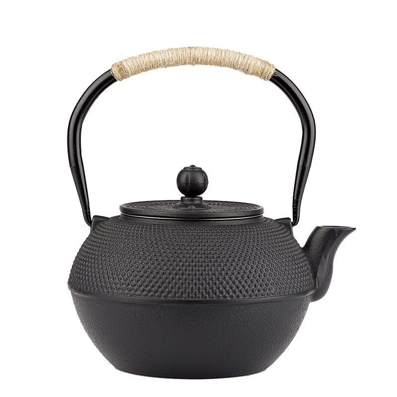 Støpejerns Tekjele med Infuser Tradisjonelt Japansk Design 0