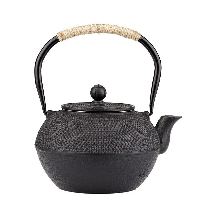 Støpejerns Tekjele med Infuser Tradisjonelt Japansk Design 7