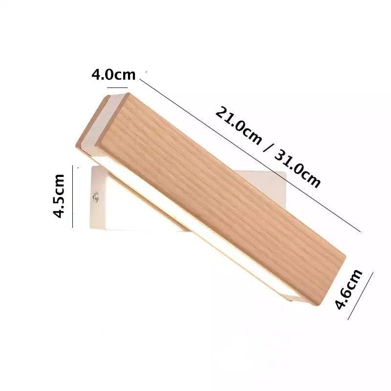 Svingbar LED Vegglampe Minimalistisk Design 7