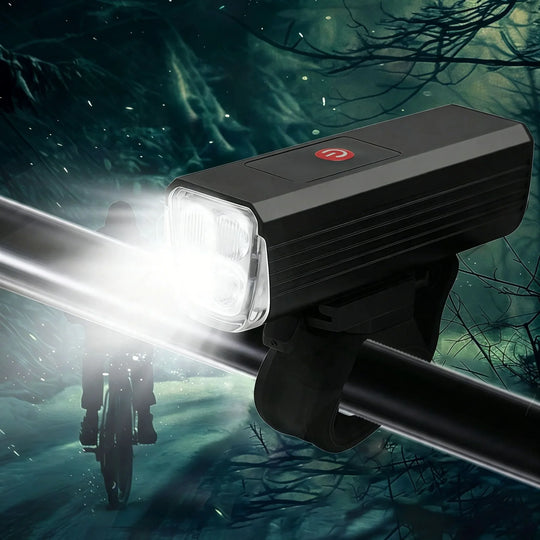 Sykkellykt Foran USB-C Oppladbar Vanntett Med Kraftig LED-Lys 1