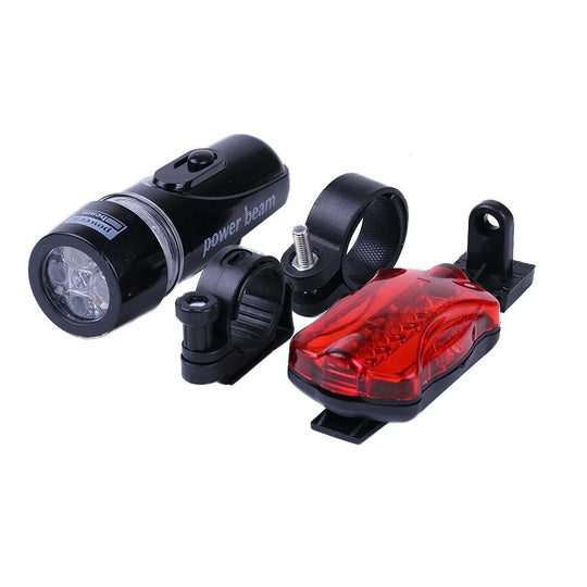 Sykkellyktsett med LED-frontlys og baklys for trygg sykling 4