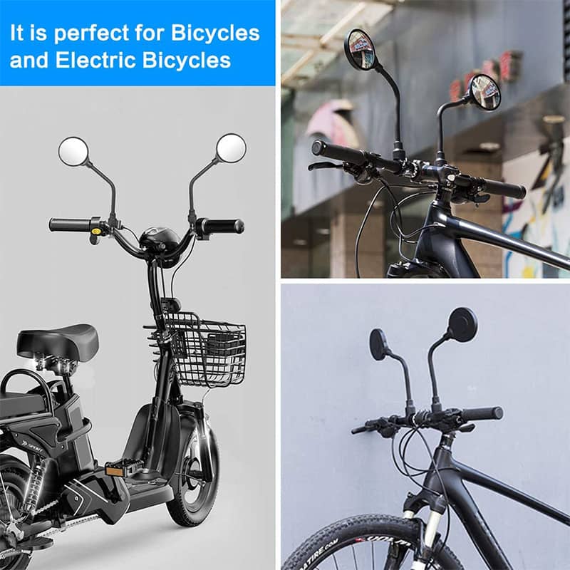 Sykkeltilbehør Bakre Speil FlexiView Med Bredt Synsfelt 4