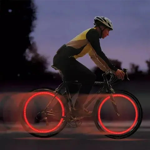 Sykkelventilbelysning LED Med Bevegelsessensor 8