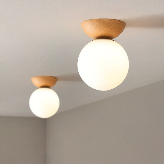 Taklampe Japansk Stil Minimalistisk Rund for Stue, Soverom og Gang - Justerbar LED Lysmoduser 1