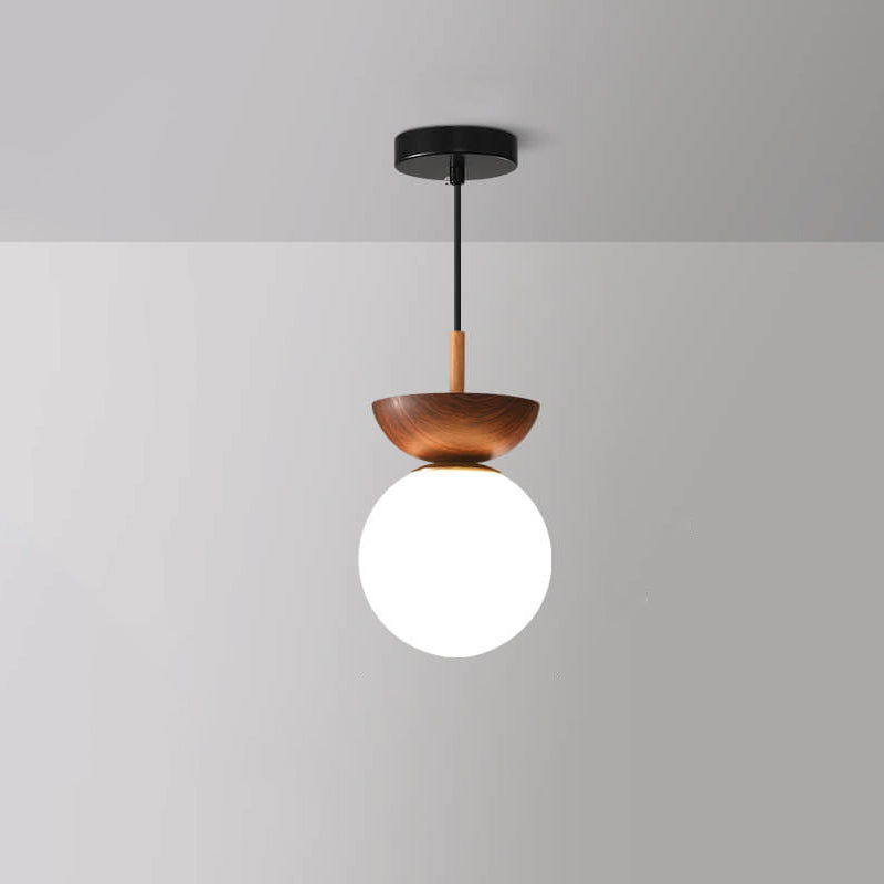 Taklampe Japansk Stil Minimalistisk Rund for Stue, Soverom og Gang - Justerbar LED Lysmoduser 10