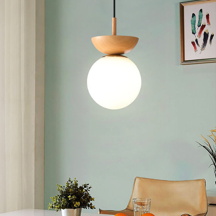 Taklampe Japansk Stil Minimalistisk Rund for Stue, Soverom og Gang - Justerbar LED Lysmoduser 7