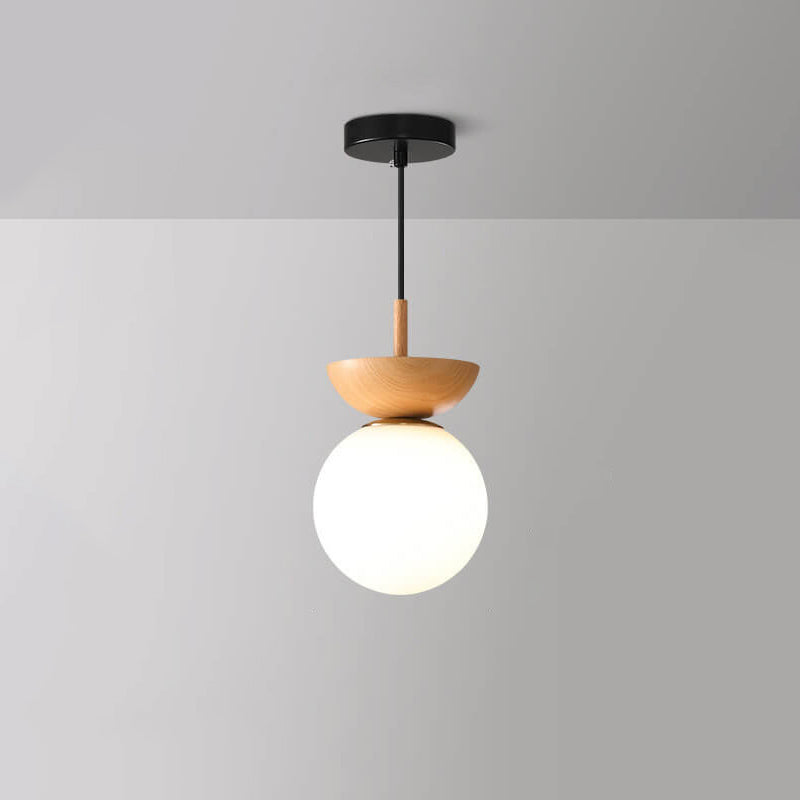 Taklampe Japansk Stil Minimalistisk Rund for Stue, Soverom og Gang - Justerbar LED Lysmoduser 9