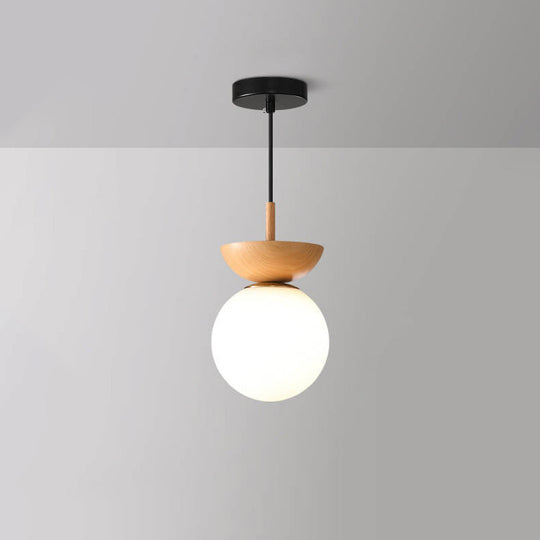 Taklampe Japansk Stil Minimalistisk Rund for Stue, Soverom og Gang - Justerbar LED Lysmoduser 9