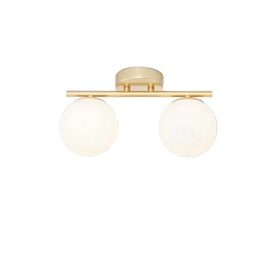 Taklampe i glasskule for stue og soverom 0