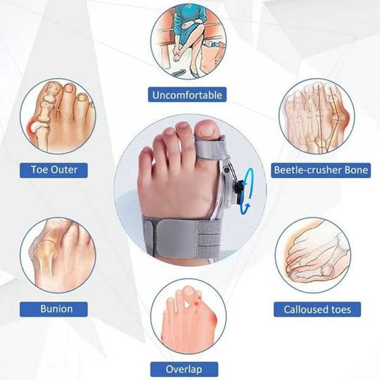Tåkorreksjon for Hallux Valgus Diskret Justering 7