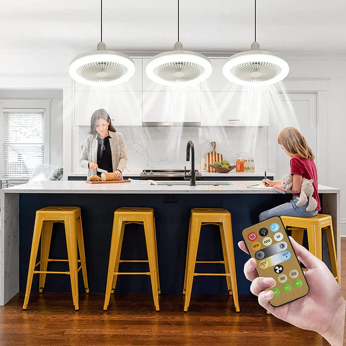 Takvifte med LED-lys og fjernkontroll 7