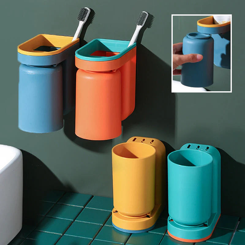 Tannbørsteholder for Bad med Multifunksjonell Design og Rask Drenering 6