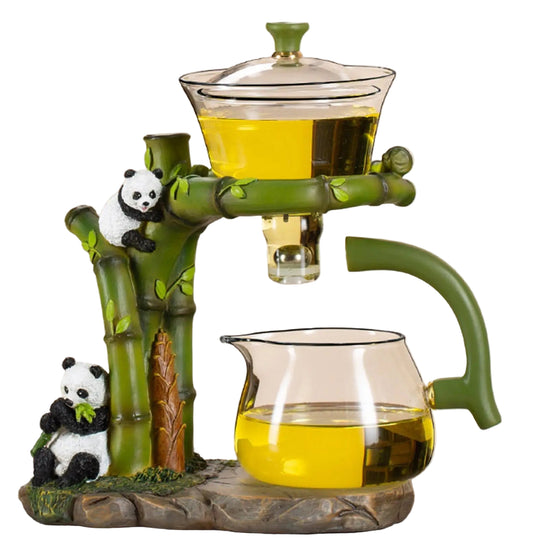 Te-sett for voksne med panda-design 0