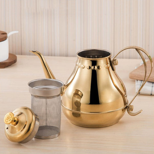Te Kanne med Lang Munn og Melkefilter for Oolong 1
