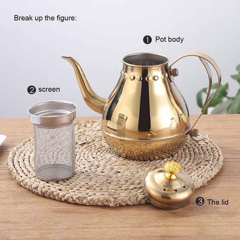 Te Kanne med Lang Munn og Melkefilter for Oolong 2