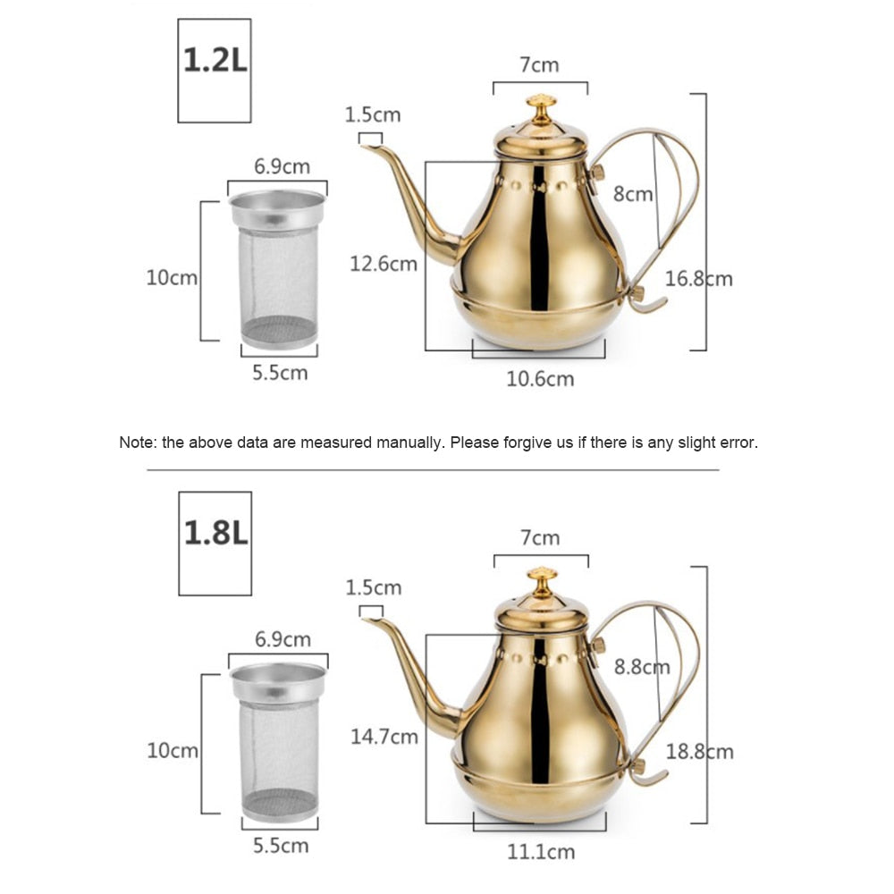 Te Kanne med Lang Munn og Melkefilter for Oolong 4
