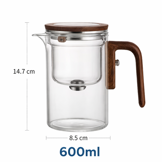 Te Kanne med Trykknapp Mekanisme for Perfekt Brygging 8